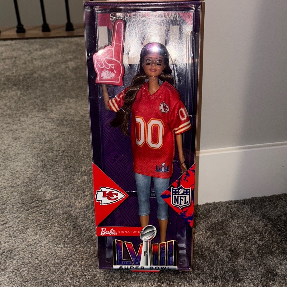 Barbie Super Bowl LVII Doll with Red Jersey